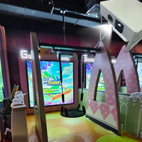 Jeu interactif commercial de balançoire à détection de mouvement dynamique - Jeu de projection pour les centres d'amusement et d'apprentissage pour enfants