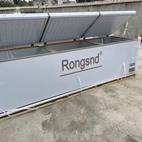 Congélateur commercial à grande capacité, 4 portes, 1000 litres, 600 litres, congélateur à glace profond, vente chaude
