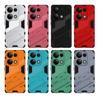 Étui pour Xiaomi Redmi Note 13 4G Pro avec anneau magnétique et béquille, coque de protection antichoc pour Redmi Note 13 Pro + Plus 5G