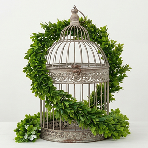 Artificial Green Leaf Hanging Garland Decorative Floral <b>String</b> for Wedding Backdrop Festival Home <b>Garden</b> Decoration - Product Image 2