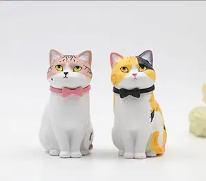 6pcs Cute Kids Toys Cats Action Figures Blind scatole casuali