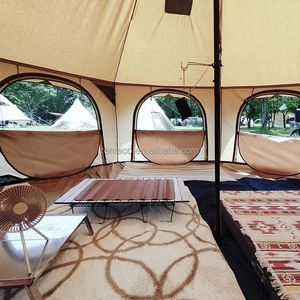 Tenda da campeggio per famiglia in tela per caccia all'aperto 4 <span class=keywords><strong>stagioni</strong></span> <span class=keywords><strong>5</strong></span> m/16.4 ft - Product Image 4
