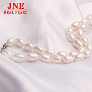 Natural Pearl Necklace White Bead Screw Buckle Pearl Necklace Mother's Day Gift for <strong>Elders</strong> - Product Image 3