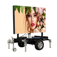 Remolque de pantalla LED móvil Novastar P4Display, fácil instalación para centros comerciales, tiendas minoristas y educación con función SDK