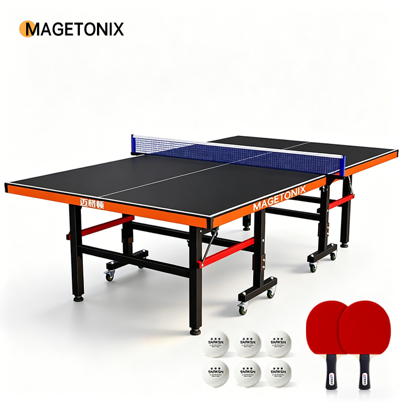MAIGEDUN MGD-04/50 Steel Folding Table Tennis Table with Wheels 18mm Thick Portable Indoor Use Shandong Origin