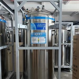 Op Maat Gemaakte Horizontale Drukvat Cryogene Opslag Vloeibare Zuurstof/Stikstof Vloeibaar Kooldioxide Apparatuur Dewar Fles - Product Image 3