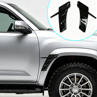 Cache-aération Stéréo en Forme d'Aiguilles de Requin Noir Brillant Universel pour Capot – Accessoire de Décoration Extérieure Modifié pour Voiture