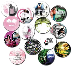 Hot Selling Blank Pin Knop Badges Cartoon Badges Sleutelhanger Badges