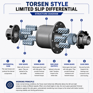 <span class=keywords><strong>Diferencial</strong></span> de Deslizamiento Limitado Tipo <span class=keywords><strong>Torsen</strong></span> SL D30-4-27-LSD para Diferenciales Dana 30 <span class=keywords><strong>Torsen</strong></span> de 27 Estrías, Volvo 140, 240, 740, 940 - Product Image 4