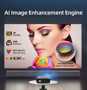 Proyector de Video para Cine en Casa EUG Factory, Envío Rápido en 3 Días, 13000 Lúmenes, Proyector Digital - Product Image 6