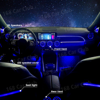 Kit d'éclairage d'ambiance 5 pièces pour Mercedes BENZ a W177 CLA W118 B W247 |   Éclairage d'ambiance à turbine avec écran de contrôle 64 couleurs