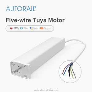 Tenda elettrica motorizzata a <span class=keywords><strong>doppio</strong></span> <span class=keywords><strong>binario</strong></span> elegante dell'hotel con controllo APP controllo vocale - Product Image 5
