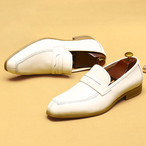 S0043X Zapatos de amor británicos Cuero Negocios Ocio Una pieza Hacer una boda formal Novio <span class=keywords><strong>Bai</strong></span> Spec Nuevo producto - Product Image 6