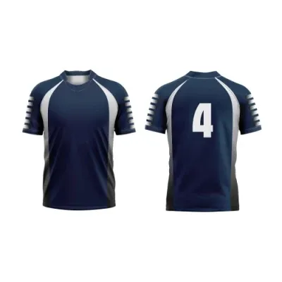 Erkekler için özel spor kıyafetleri yeni stil boya süblimasyon Rugby gömlek
