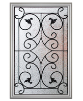 Rejillas de Vidrio para Ventanas con Diseño Floral Moderno y Elegante, Personalizadas, Anti-robo, Seguridad para el Hogar, Ecológicas, Resistentes al Fuego, Privacidad