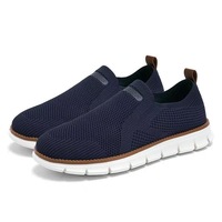 Chaussures de marche respirantes à enfiler, semelle intermédiaire en EVA, bout rond, baskets décontractées légères, OEM ODM