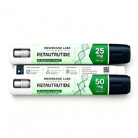 Étiquettes personnalisées pour stylos d'injection de peptides imperméables, autocollants pour stylos de peptides