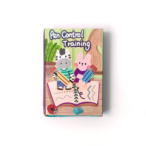 6 <span class=keywords><strong>Stili</strong></span> di Carte per l'Educazione Precoce dei Bambini, Allenamento al Controllo della Penna, Pratica di Scrittura per l'Asilo, Giocattoli <span class=keywords><strong>Educativi</strong></span> per Bambini - Product Image 2