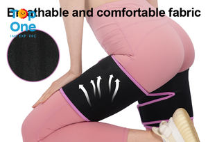 TopOne néoprène réglable Compression jambe tondeuse manchon perte de poids Sport entraînement cuisse soutien orthèse - Product Image 2