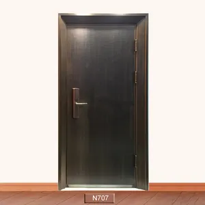 Hohe Qualität Verzinktem Blech Stahl Tür Kupfer Malerei Oberfläche büro Innen Tür Sicherheit