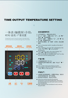 Máquina de Prensa de Calor Automática/Manual de Gran Formato, Nueva, Directo de Fábrica, 60*80cm/80*100cm/100*120cm, Impresora de Cama Plana