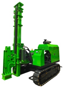 Pilon hydraulique compact pour pieux à vis, <span class=keywords><strong>mini</strong></span>-pilon hydraulique sur chenilles, moteur de pompe solaire 61KW, couple de charge élevé TZ670 - Product Image 2