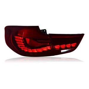 Luces Traseras LED Rojas GTS con Diseño de Escamas de Dragón para BMW Serie 3 GT F34 <span class=keywords><strong>Gran</strong></span> <span class=keywords><strong>Turismo</strong></span> 2013-2020, Ensamblaje de Señal Secuencial - Product Image 2