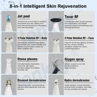 Appareil de peeling à jet d'oxygène Hydra Dermabrasion, traitement de l'acné, nettoyage des pores, blanchiment de la peau, machine de peeling à jet, directement de l'usine