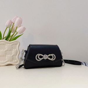 Bolso Tote Cruzado de Verano para Mujer, Nuevo Bolso Cuadrado Pequeño Abierto de Moda con Lazo y Bordado, Dos Asas - Product Image 3