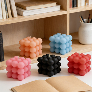 Vela Aromática Artesanal en Forma <span class=keywords><strong>de</strong></span> <span class=keywords><strong>Cubo</strong></span> <span class=keywords><strong>de</strong></span> <span class=keywords><strong>Rubik</strong></span>, para Decoración del Hogar, Venta al Por Mayor <span class=keywords><strong>de</strong></span> Litbright Manufacturer - Product Image 4