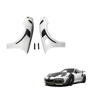 Piezas de carrocería de ajuste Exterior de coche 911 992 <span class=keywords><strong>Carrera</strong></span> Upgrade TKT GT Street R guardabarros lateral delantero de carbono seco para guardabarros Porsche 911 992 - Product Image 1