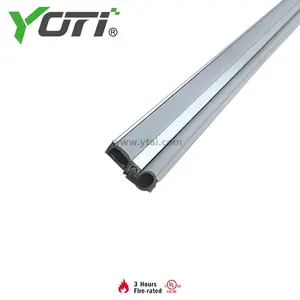 IS7025si Door Bottom Weatherstrip Door Gasket Or Meeting Stile Aluminum Bathroom With Rubber Bulb Seal