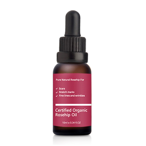 Aceite antioxidante de rosa mosqueta orgánico, utilizado para tratar líneas finas, arrugas y mejorar la elasticidad de la piel - Product Image 2