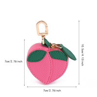 Creatieve schattige fruit portemonnee hanger aardbei minimalistische mini portemonnee sleutelhanger portemonnee opbergzak hangende decoratie