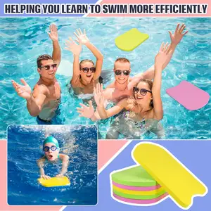 Легкая доска для плавания лучшего качества с нескользящей гладкой кромкой и встроенной ручкой для взрослых детей