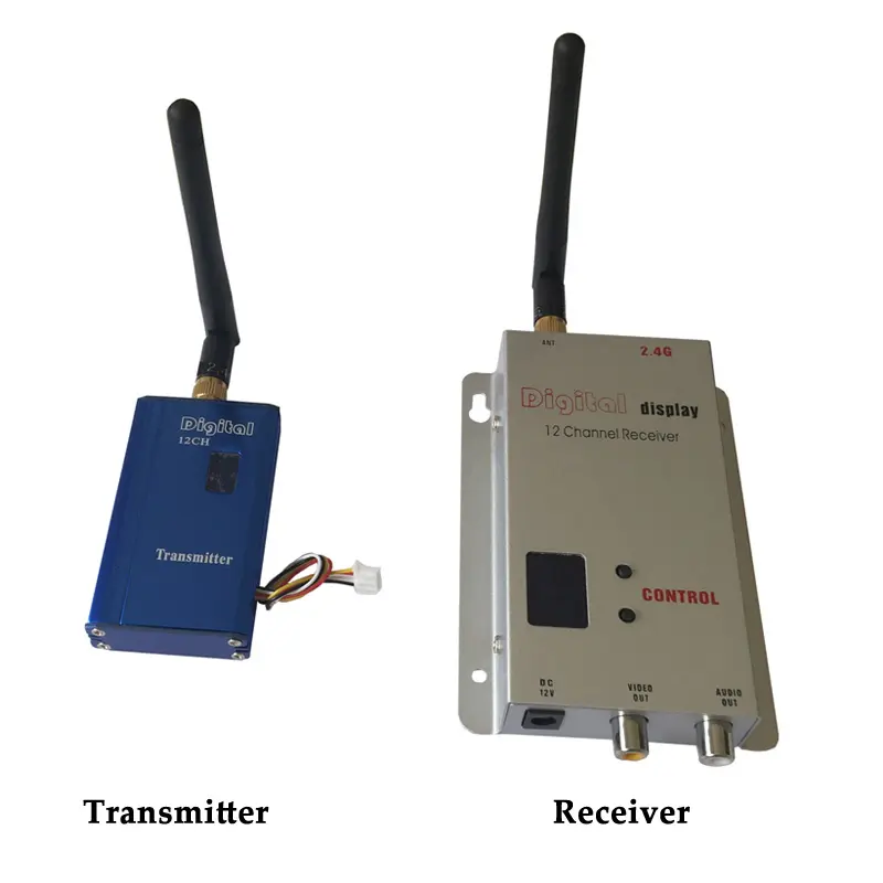 2,4 GHz FM Wireless Video Transmitter Langstrecken sender und-empfänger 1000mW HF-Leistung