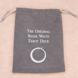 Bolsa de Terciopelo Grande Personalizada con Cordón para Joyería, Bolsa de Gamuza - Product Image 4