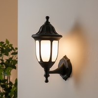 Lámpara de pared para exteriores, luz de jardín antigua tradicional P211, resistente al agua, popular, de estilo europeo, iluminación de pared de jardín