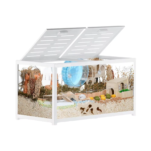 Jaula para Hámster Grande de Metal Sólido con Cierre de Botón, Ecológica, con Recubrimiento en Polvo, Apilable, Acceso Superior, Fácil Montaje 3.0 - Product Image 1