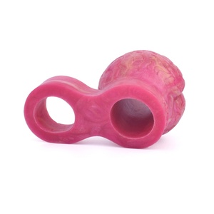 New Dog Knot Men Penis Enlargement Toy Glans Stimulation Masturbate Sex Toys Men Silicone Cock Ring <b>Dildo</b> Penis Sleeve Knot - Product Image 4