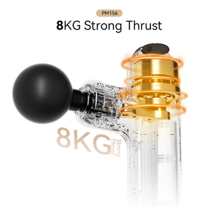 Professionelle Tragbare Elektrische Mini-Vibrationsmassagepistole mit Warm-Kalt-Funktion für Körper und Muskeln, Tiefengewebe-Perkussion und Faszienmassage - Product Image 5