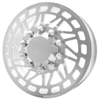 Jantes arrière forgées personnalisées noir mat 24X8.25 26X8.25 30X8.25 avec capuchons flottants 8X170 8X180 pour GMC Sierra 2500 3500