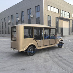 Voiture de tourisme électrique classique de luxe, design rétro, idéale pour le tourisme panoramique et les événements de mariage, à vendre - Product Image 6