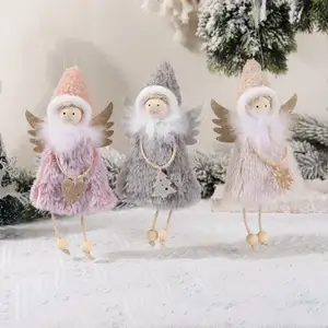 الأكثر مبيعًا دمى الملاك المعلقات شجرة عيد الميلاد الحلي الهدايا لهدايا عيد الميلاد لوازم الديكور عيد الميلاد