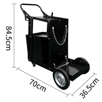 Chariot de Soudure Professionnel en Acier Massif avec 4 Tiroirs et Plateau Plat pour Soudeurs MIG TIG - Vente en Gros