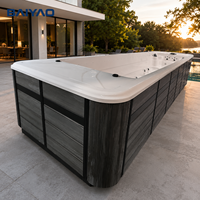 Piscine hors sol de luxe en acier professionnel de 11 mètres avec système de filtration intégré