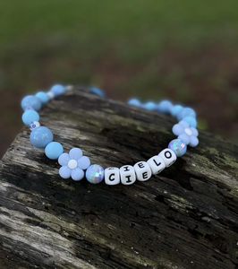 Floral Beaded Custom <span class=keywords><strong>Friendship</strong></span> Armband Haustier halsband für Hund & Katze - Product Image 4