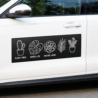 Autocollants de transfert personnalisés pour voiture avec logo noir sur fond noir, autocollants personnalisés pour carrosserie/fenêtre de voiture pour la promotion