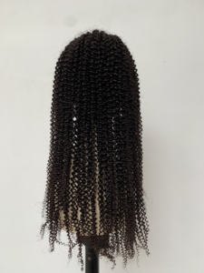 <span class=keywords><strong>Ginner</strong></span> 13x4 Lace Front Echthaar-Perücke aus Brasilianischem Remy-Haar für Frauen, HD Transparent, Lang, Schwarz, 180% Dichte - Product Image 5