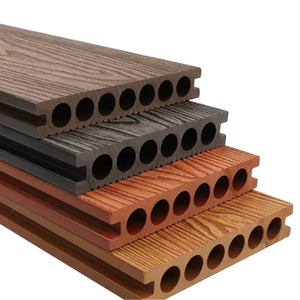 Eco-Friendly Anti-Uv Extruded Wood Plastic Composite Terrace Floor Waterproof Patio WPC Outdoor <b>Decking</b> - Product Image 4